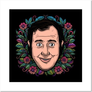 Andy Kaufman (Flowered) Posters and Art